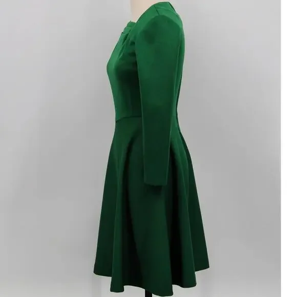 Vintage Emerald Dress - Picture 2 of 4